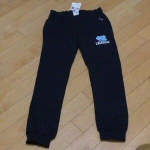 Champion Lacrosse New with tags sweatpants Black YL (10-12)